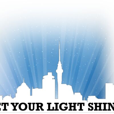 Let Your Light Shine (white print) Thumbnail